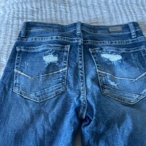 BKE Blue Distressed Women Jeans